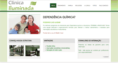 Desktop Screenshot of clinicadependentequimico.com.br